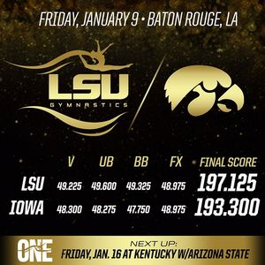 Image post by @lsugym on Instagram
