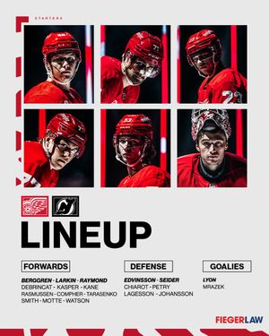 Image post by @DetroitRedWings on Twitter