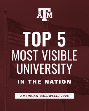Image post by @TAMU on Twitter