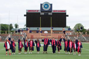 Image post by @southalabama.cheerleading on Facebook