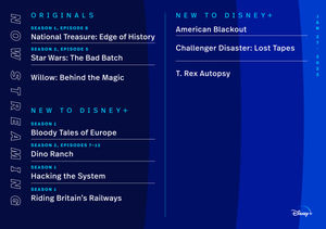 Image post by @DisneyPlus on Twitter