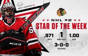 Image post by @nhlblackhawks on Instagram
