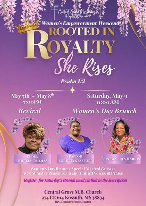 Image post by @Central Grove M.B. Church on Facebook