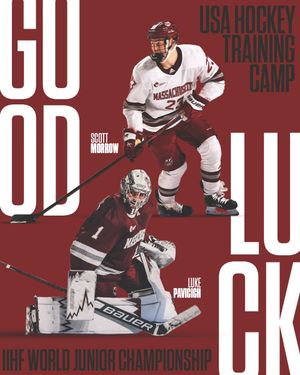 Image post by @UMassHockey on Twitter
