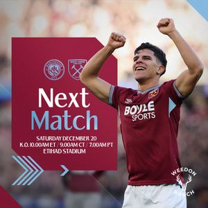 Image post by @westham_us on Instagram