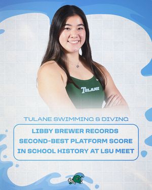 Image post by @tulaneswimdive on Instagram