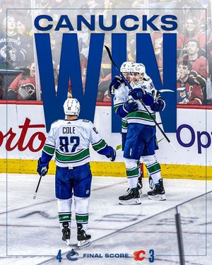 Image post by @canucks on Instagram