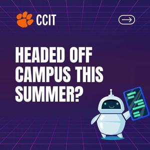 Image post by @clemsonIT on Facebook