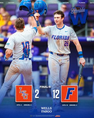 Image post by @GatorsBB on Twitter