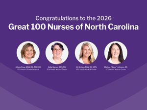 Image post by @ecuhealthnc on Instagram