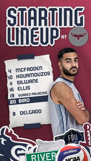 Image post by @FDUKnightsMVB on Twitter