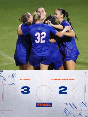 Image post by @GatorsSoccer on Twitter