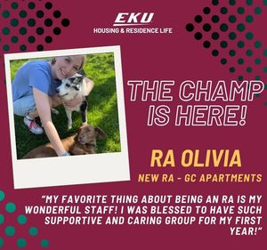 Image post by @EKUHousing on Facebook