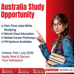 Image post by @studyworldvisa on Instagram