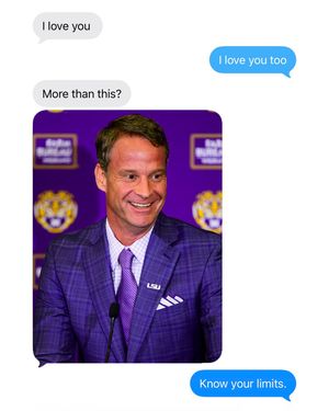 Image post by @lsufootball on Instagram