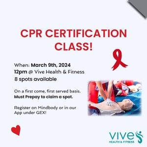 Video post by @VIVEHealthFitness on Facebook