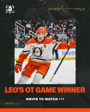 Image post by @anaheimducks on Instagram