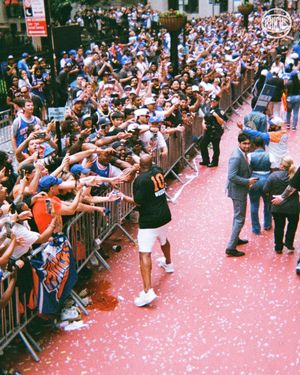 Image post by @nyknicks on Twitter