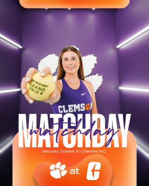 Text post by @ClemsonWTennis on Twitter/X