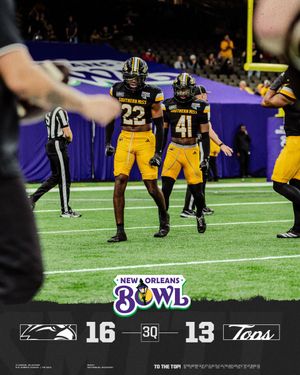 Image post by @SouthernMissFB on Twitter