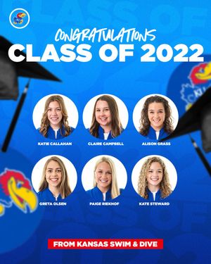 Image post by @KUSwimDive on Twitter