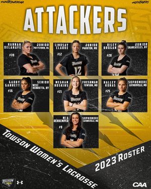 Image post by @towsonwlax on Instagram