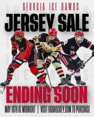 Image post by @UGAHockey on Twitter