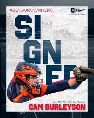 Image post by @CatawbaBaseball on Twitter