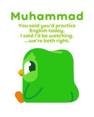Image post by @duolingoenglishtest on Instagram