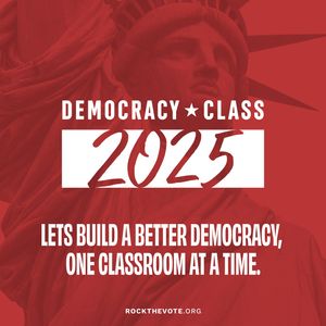 Image post by @rockthevote on Instagram