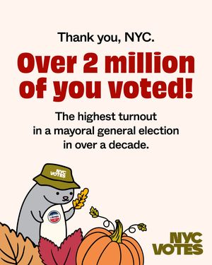 Image post by @nycvotes on Instagram