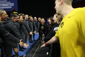 Image post by @IowaGymnastics on Twitter