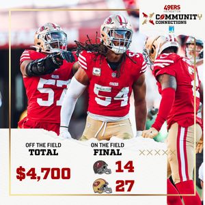 Image post by @49ersfoundation on Instagram
