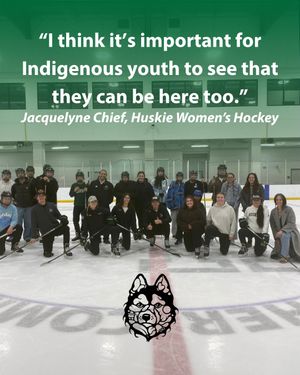 Image post by @huskieathletics on Instagram