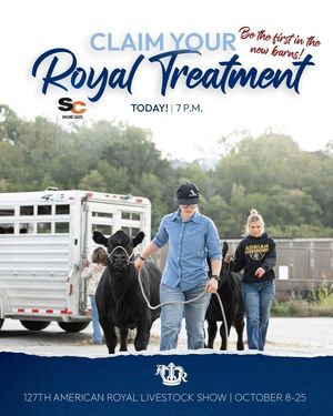 Image post by @AmericanRoyalLivestock on Facebook