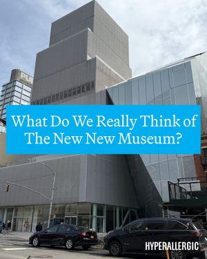 Image post by @hyperallergic on Instagram
