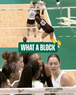 Image post by @usfvolleyball on Instagram