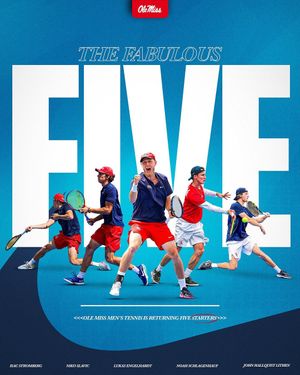 Image post by @olemissmtennis on Instagram