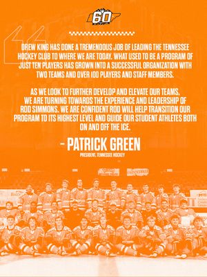 Image post by @tennesseehockey on Instagram