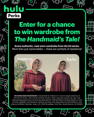 Image post by @hulu on Twitter/X