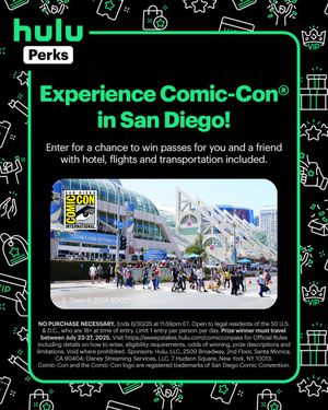 Image post by @hulu on Twitter/X
