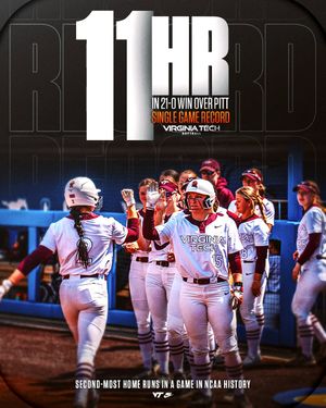 Image post by @hokiessoftball on Instagram