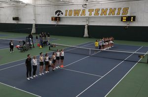 Image post by @iowa_tennis on Twitter