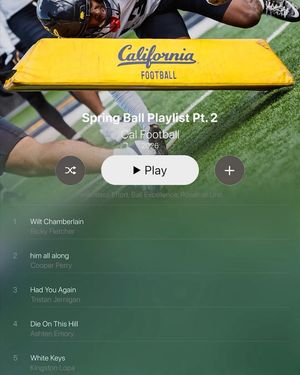 Image post by @cal_football on Instagram