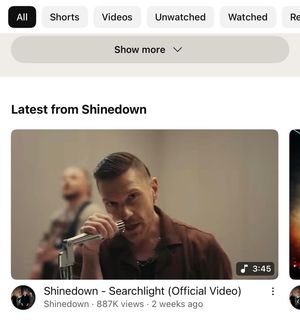 Image post by @shinedown on Instagram