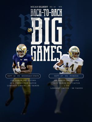 Image post by @ndfootball on Instagram