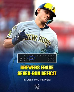 Image post by @brewers on Instagram