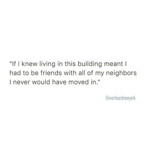 Image post by @overheardnewyork on Instagram