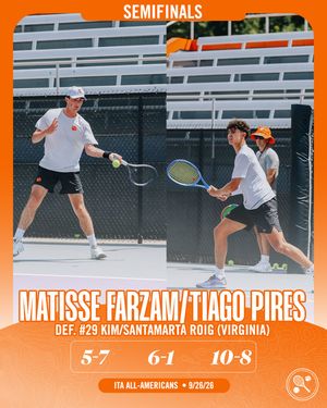 Image post by @clemsonmtennis on Instagram