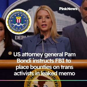 Image post by @pinknews on Instagram